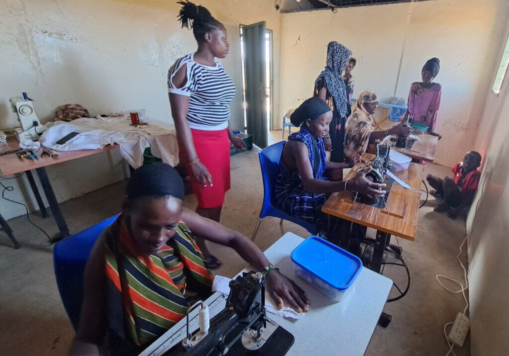 Kenyan Women Sewing