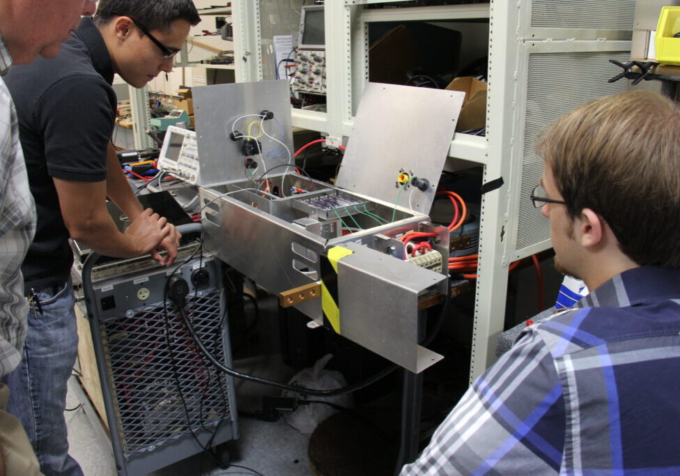Mike working on Power Solutions Box